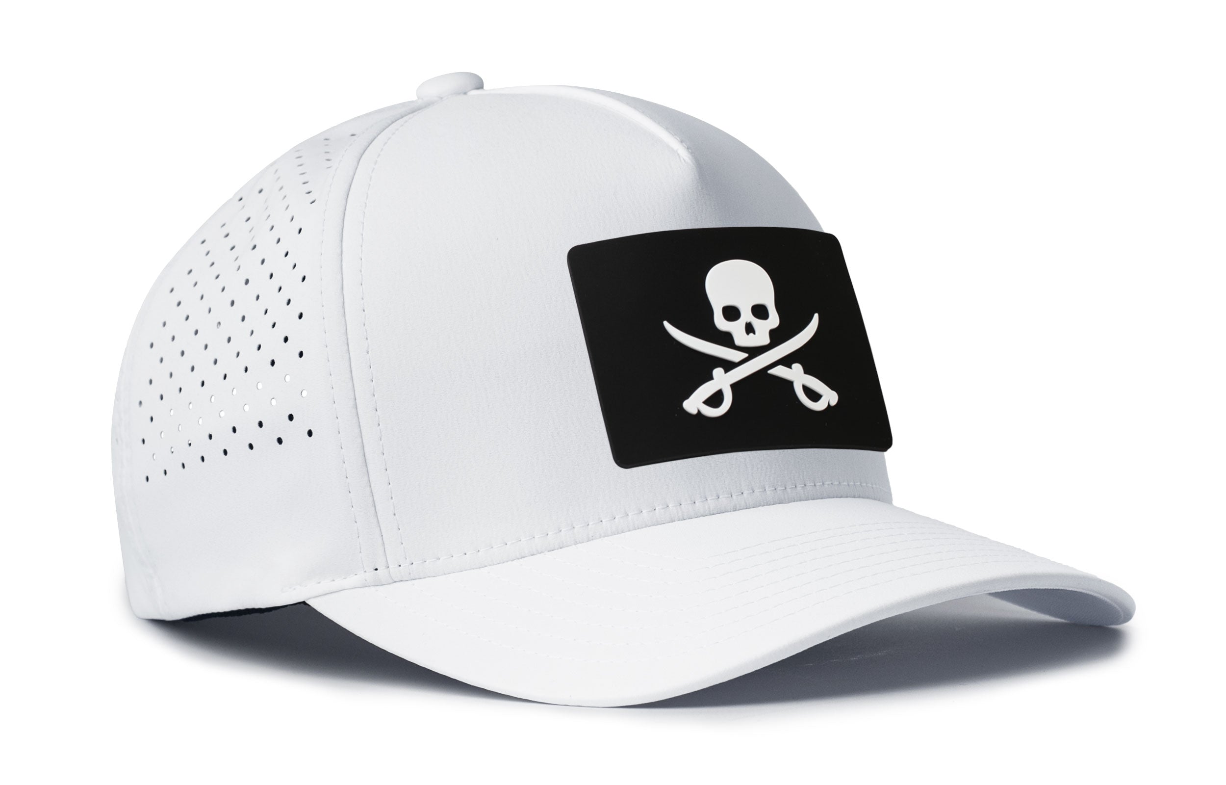 Pirate Flag Performance 5-Panel Hat | Jolly Roger Flexfit® Snapback