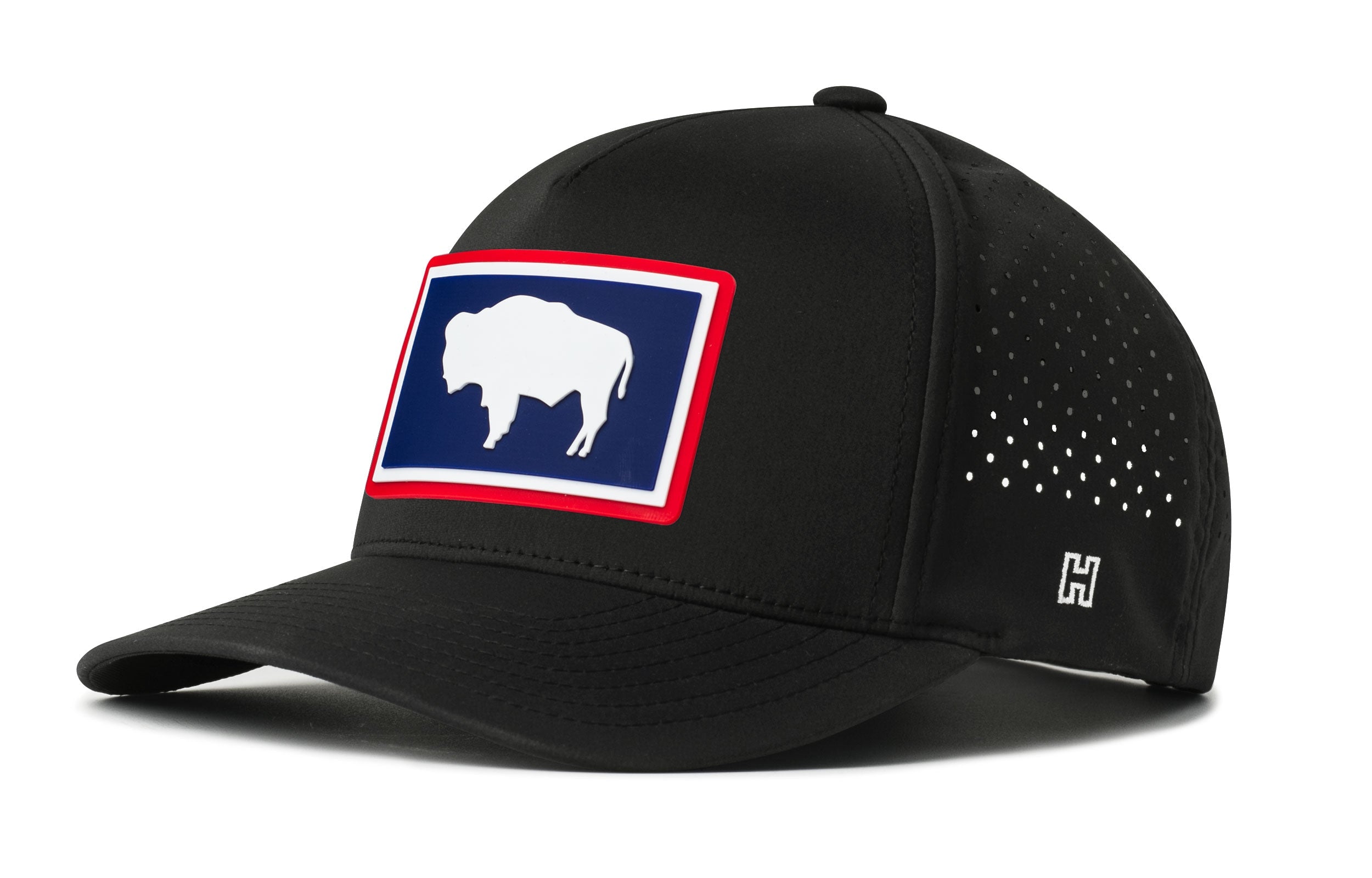 Wyoming Flag Performance 5-Panel Hat | WY Buffalo Flexfit® Snapback
