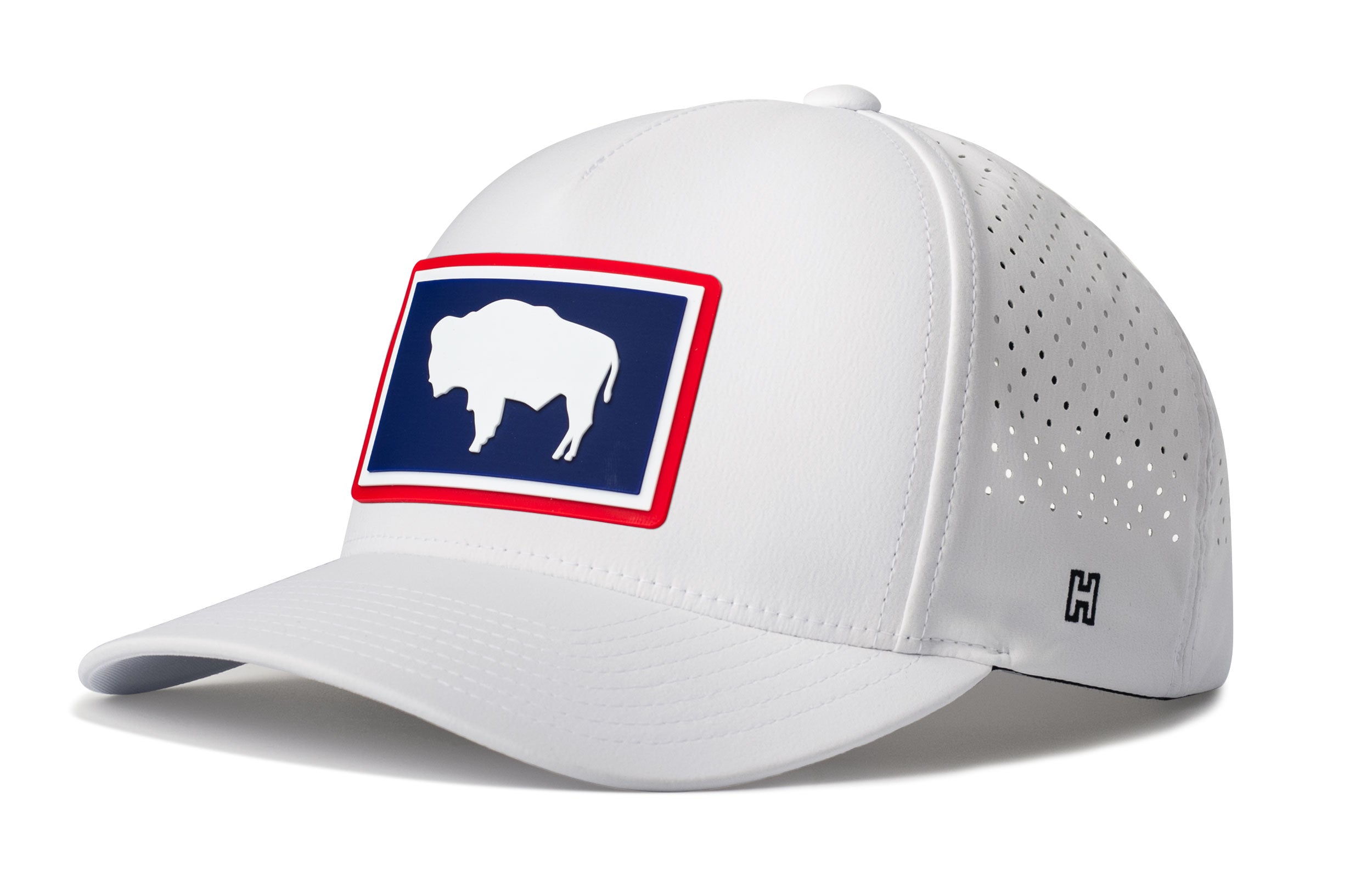 Wyoming Flag Performance 5-Panel Hat | WY Buffalo Flexfit® Snapback