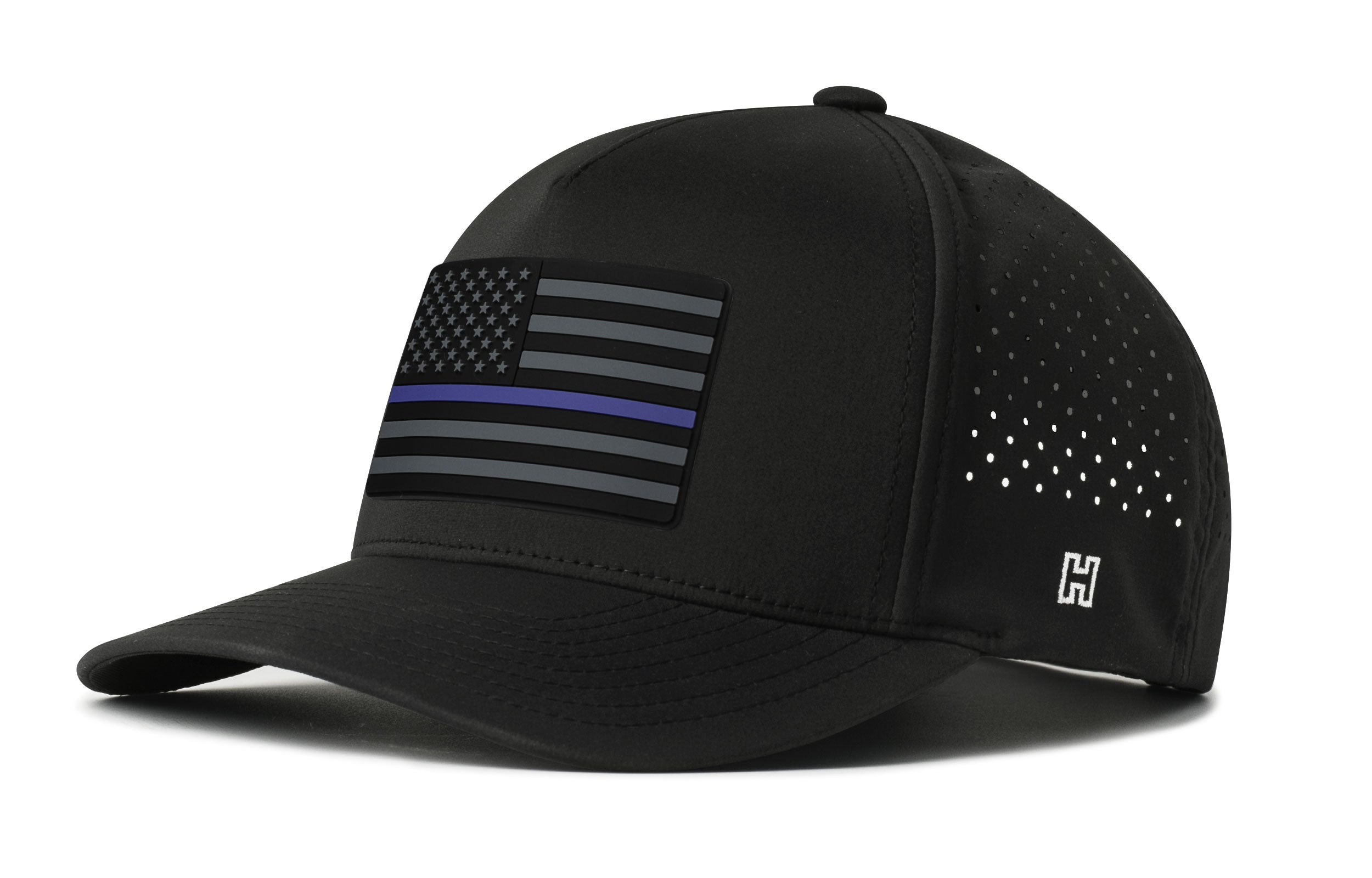 Thin Blue Line Performance 5-Panel Hat | Police Tactical Flexfit® Snapback
