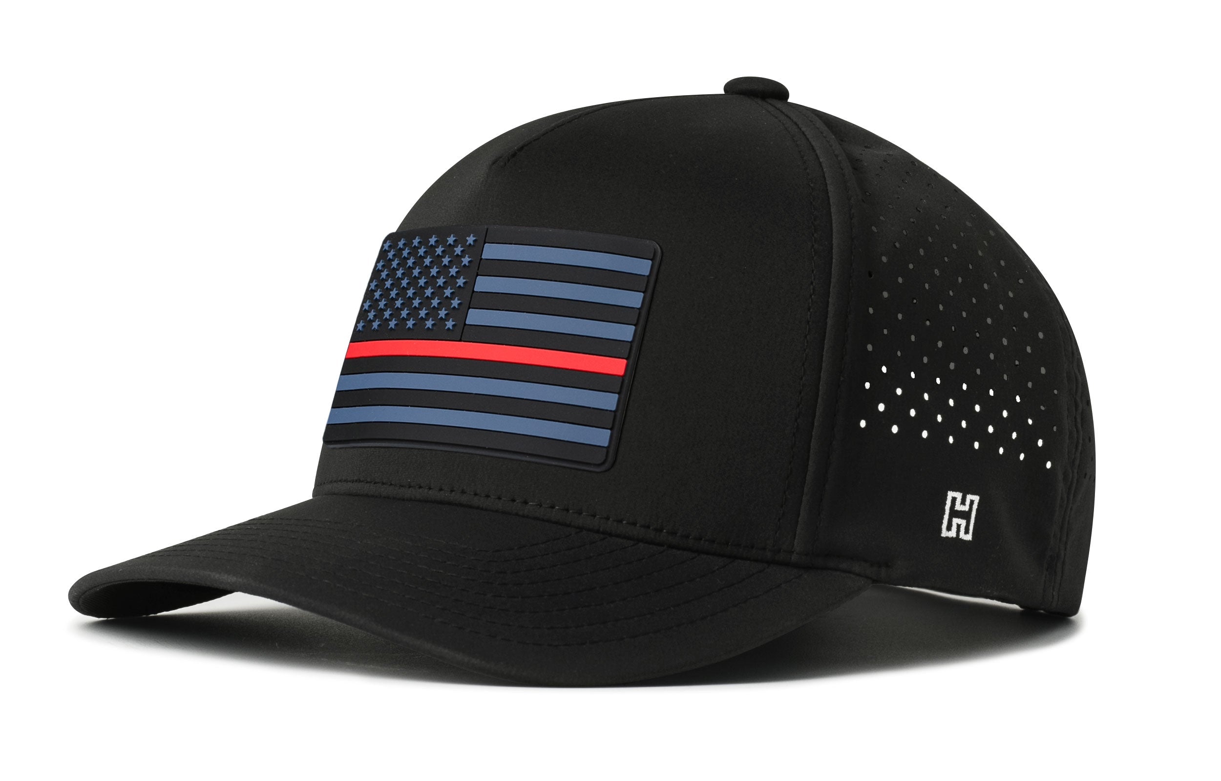 Haka Hat Thin Red Line Tactical Performance 5-Panel Hat | Firefighter Flexfit® Snapback