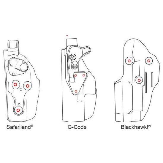 S&S Precision Holster Extender with Reinforced GRT Belt Adapter