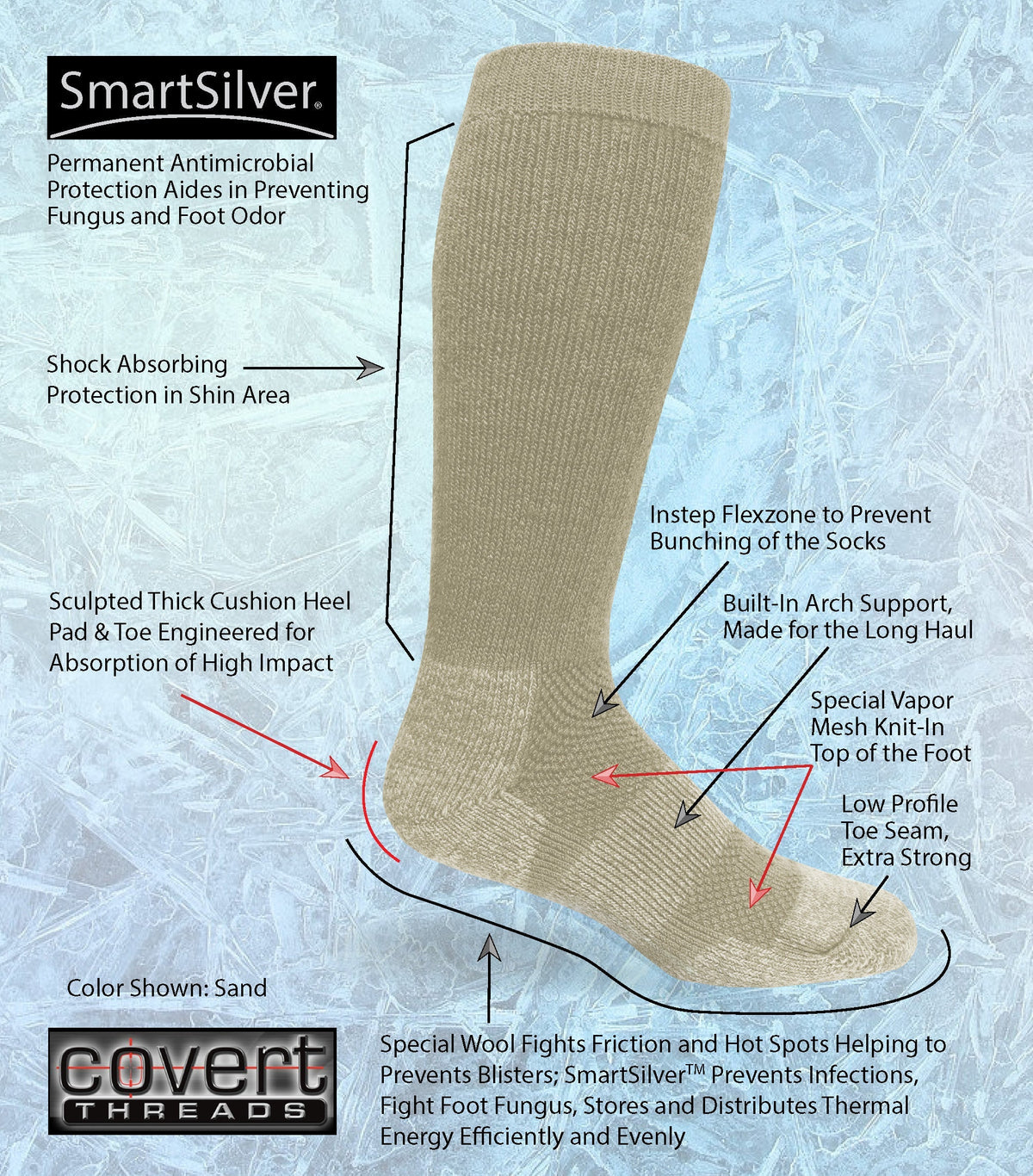 Covert Threads ICE Sock