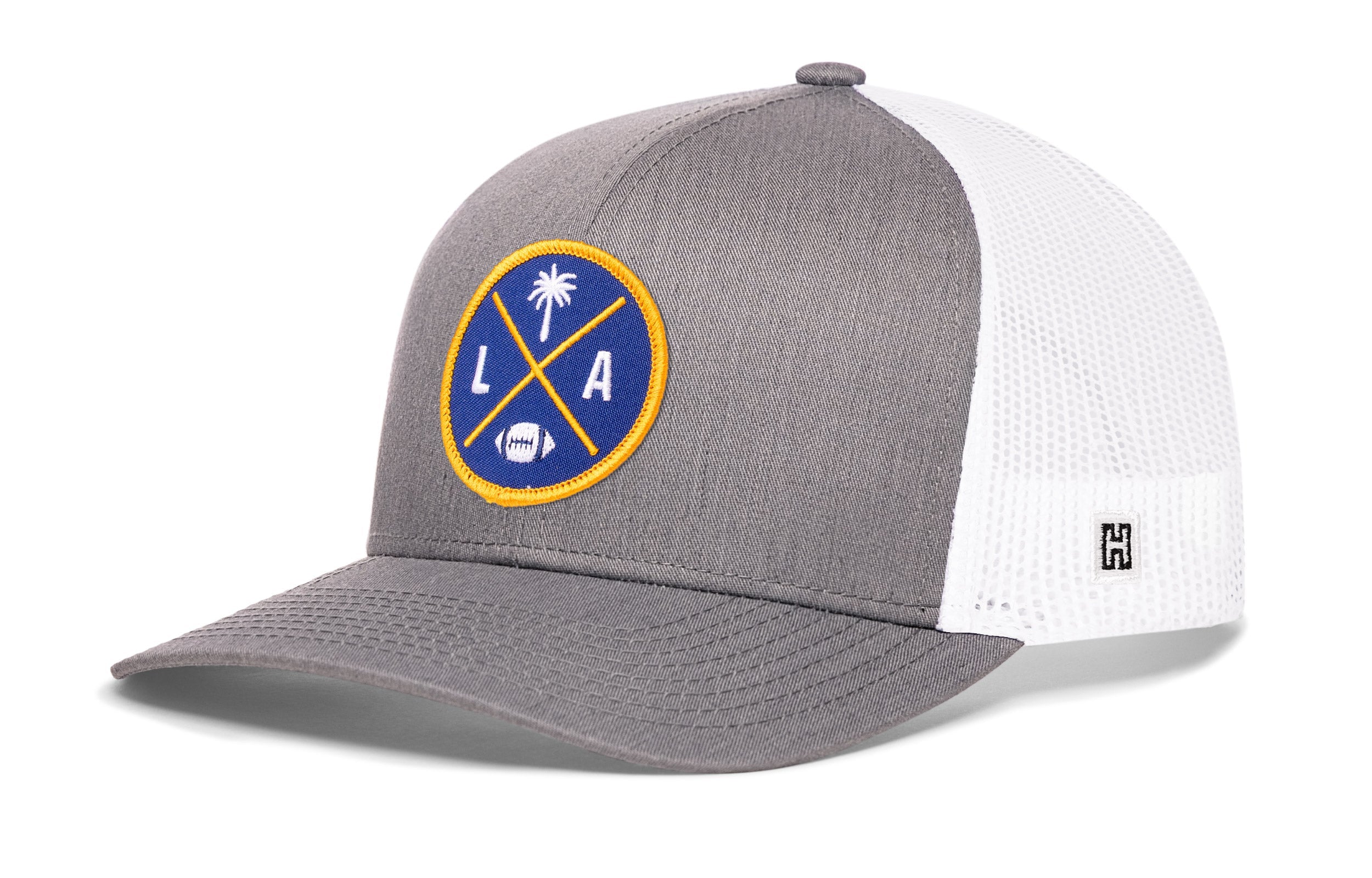 Los Angeles Football Trucker Hat | Dark Blue LA X Snapback