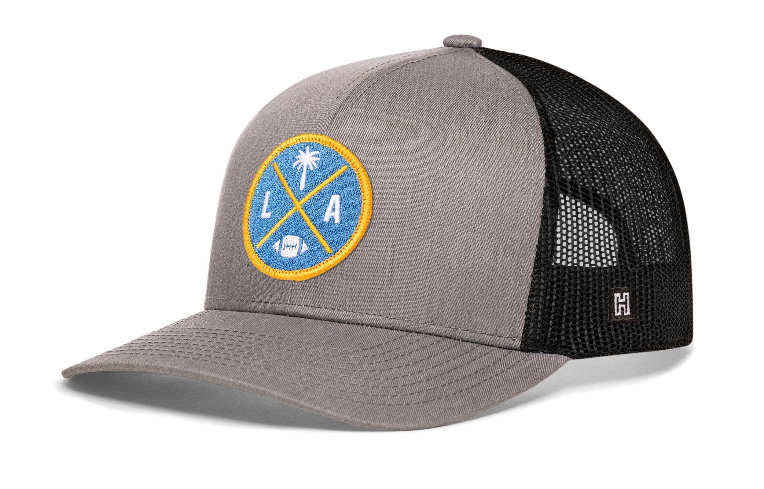 Los Angeles Football Trucker Hat | Light Blue LA X Snapback