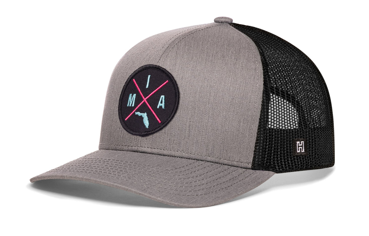 Miami Trucker Hat | Black MIA X Snapback