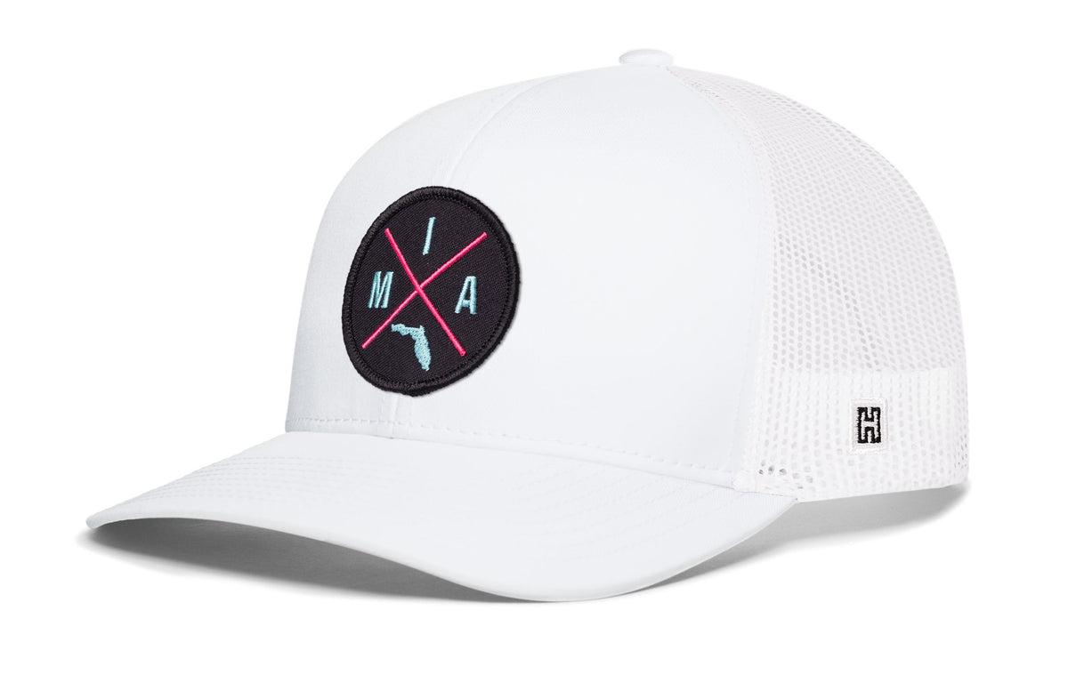Miami Trucker Hat | Black MIA X Snapback