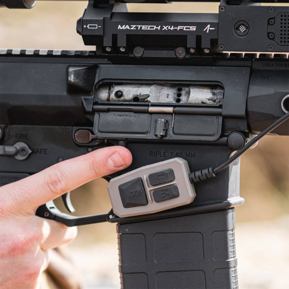 Maztech X4 Low-Profile Remote - Control X4 System Without Breaking Grip