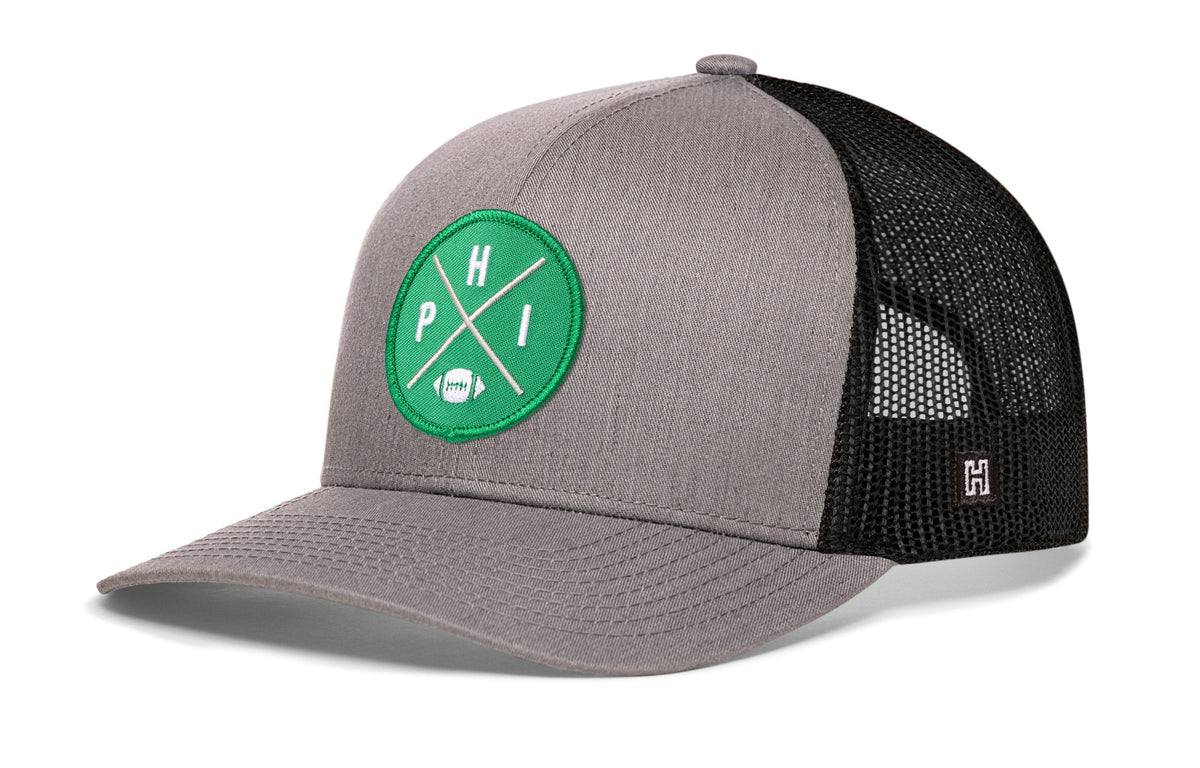 Philadelphia Football Trucker Hat | Kelly Green PHI X Snapback