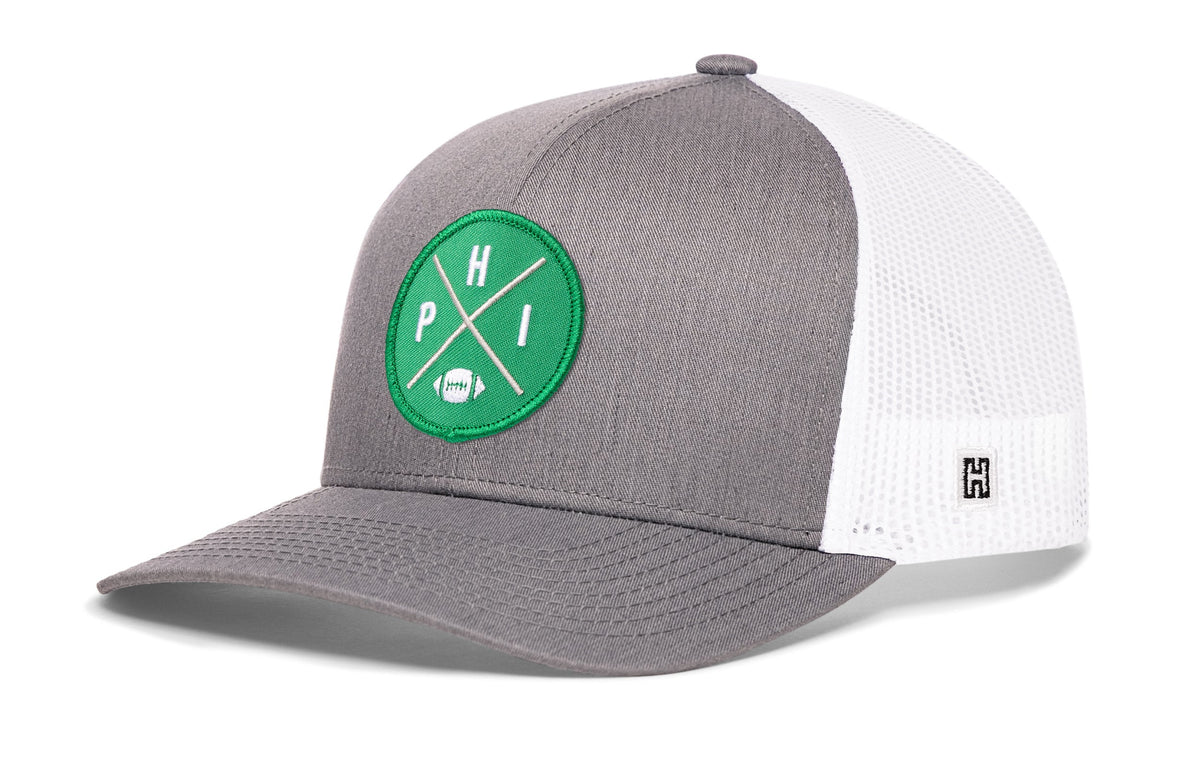 Philadelphia Football Trucker Hat | Kelly Green PHI X Snapback