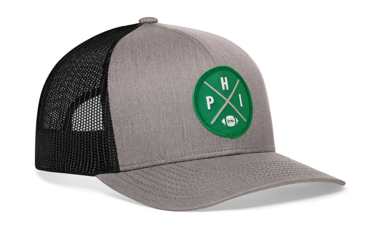Philadelphia Football Trucker Hat | Kelly Green PHI X Snapback