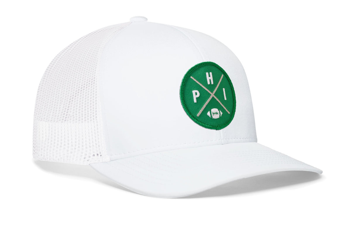 Philadelphia Football Trucker Hat | Kelly Green PHI X Snapback