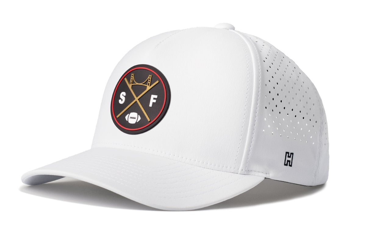 San Francisco Football Performance 5-Panel Hat | Black SF X Flexfit Snapback
