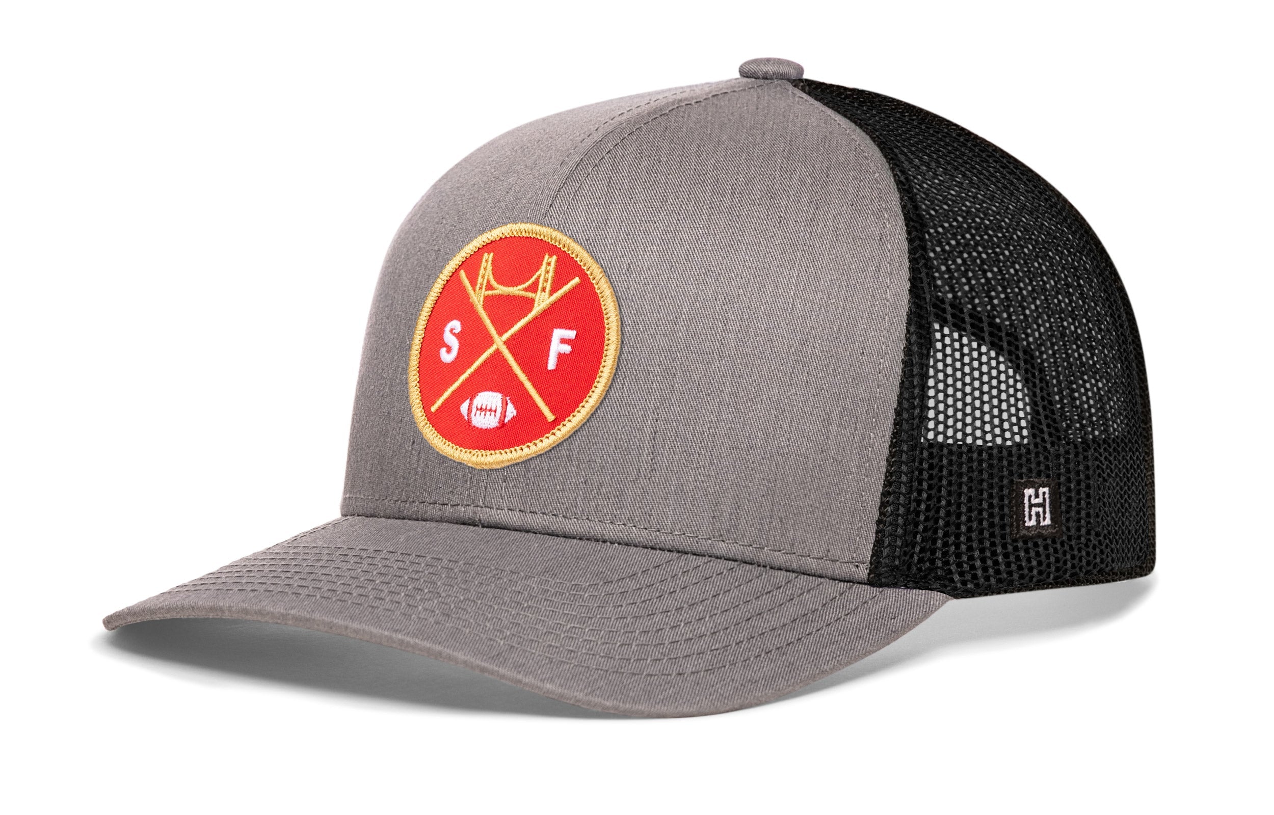San Francisco Football Trucker Hat | Red SF X Snapback