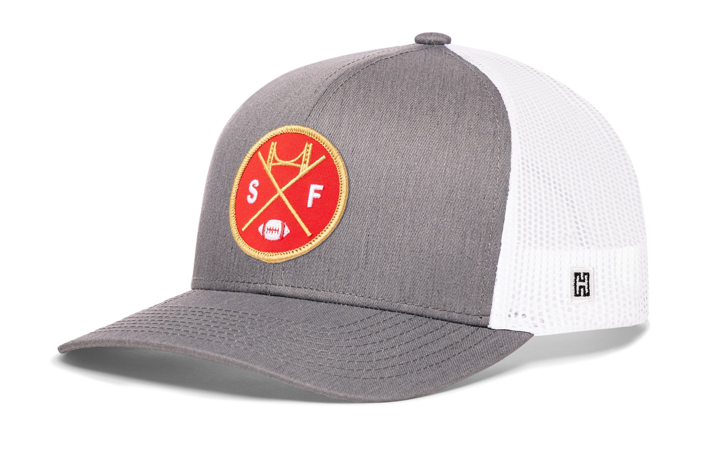 San Francisco Football Trucker Hat | Red SF X Snapback