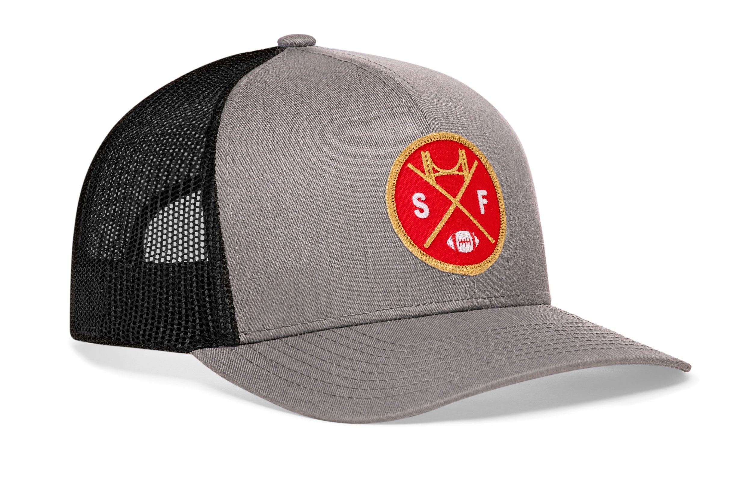 San Francisco Football Trucker Hat | Red SF X Snapback
