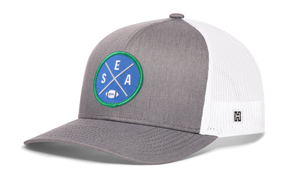 Seattle Football Trucker Hat | Royal Blue SEA X Snapback