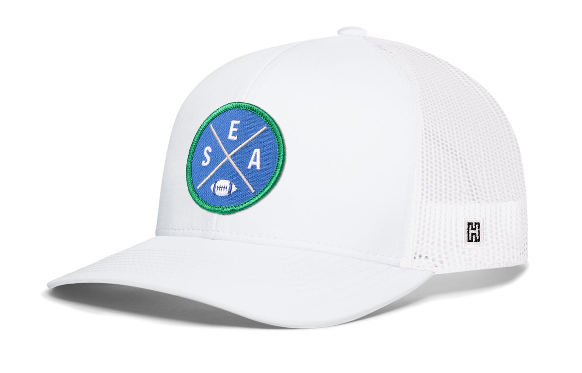 Seattle Football Trucker Hat | Royal Blue SEA X Snapback