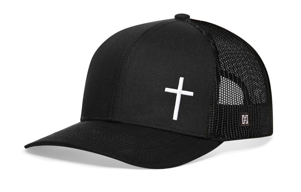 Side Cross Trucker Hat | Christian Snapback