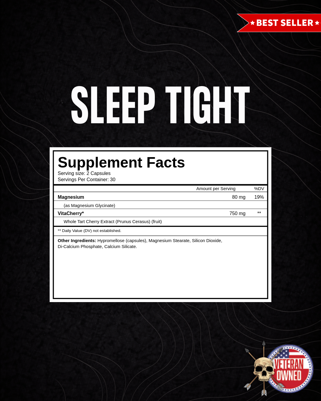 Alpha Country Training & Nutrition SLEEP TIGHT | Nighttime Sleep & Recovery Supplement
