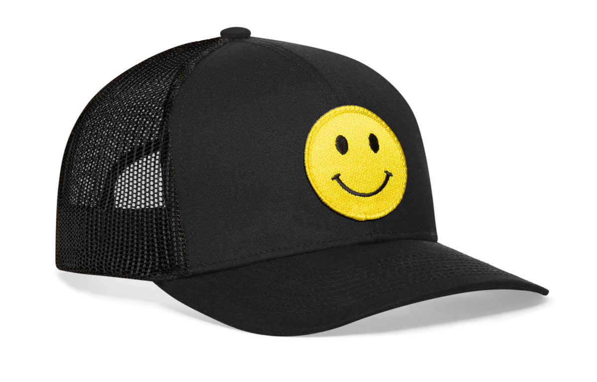 Smiley Face Trucker Hat | Emoji Snapback