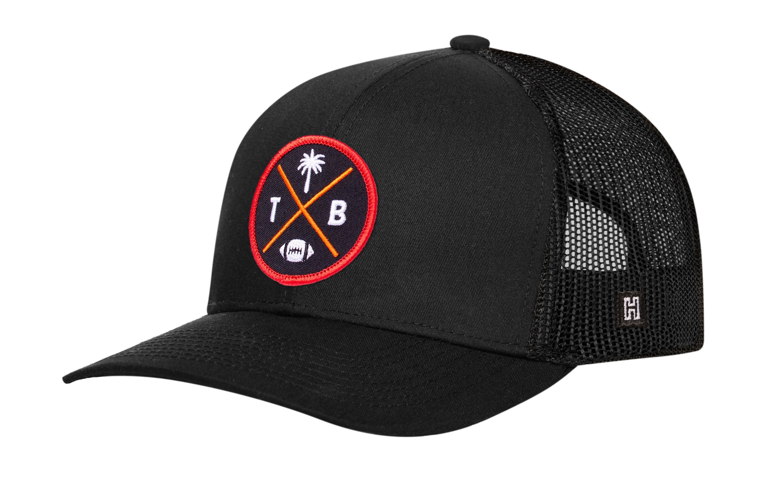 Tampa Bay Trucker Hat | Black TPA X Football Snapback