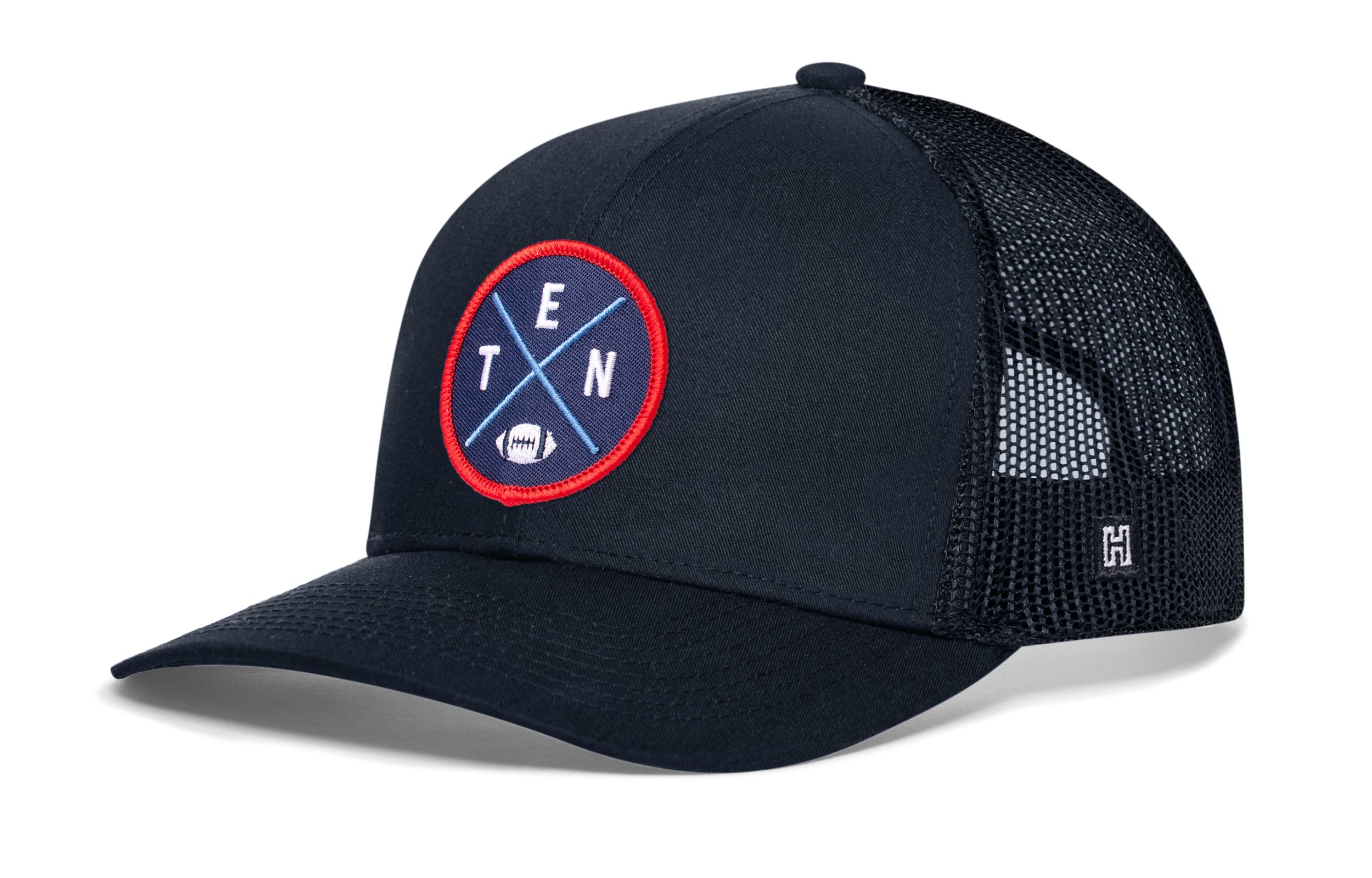 Tennessee Football Trucker Hat | Navy Blue TEN X Snapback