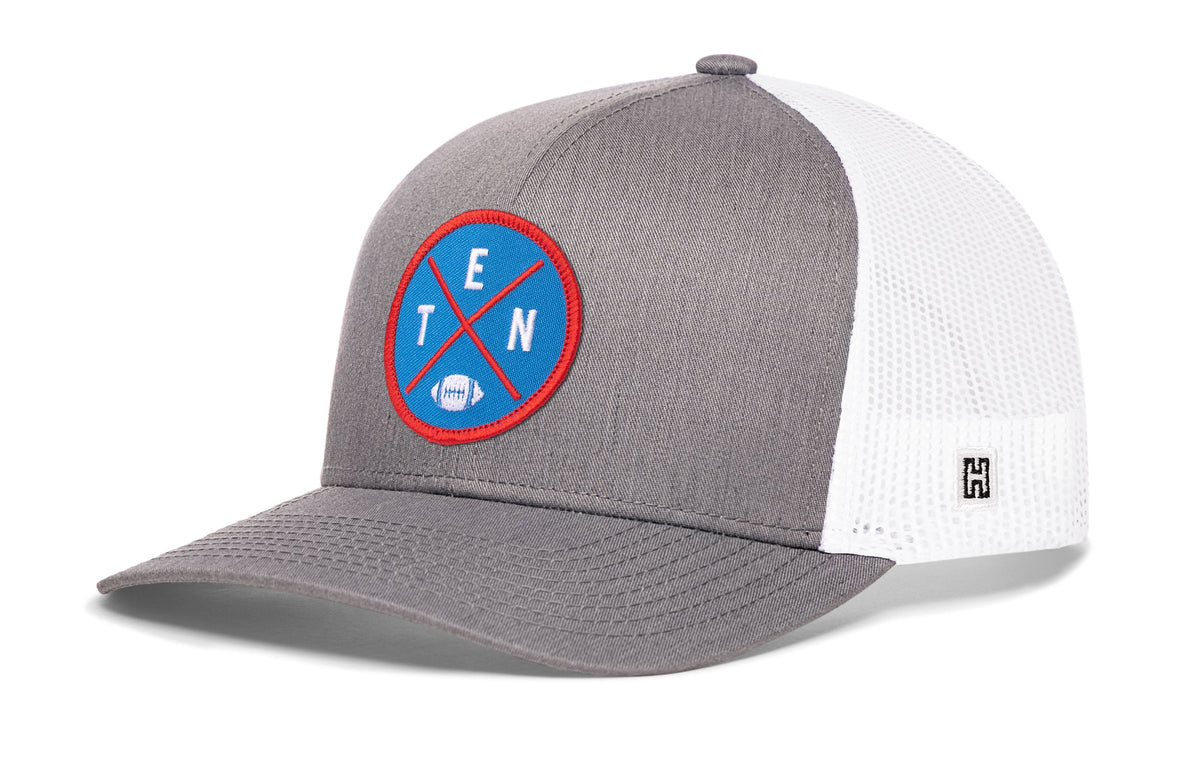 Tennessee Football Trucker Hat | Columbia Blue TEN X Snapback