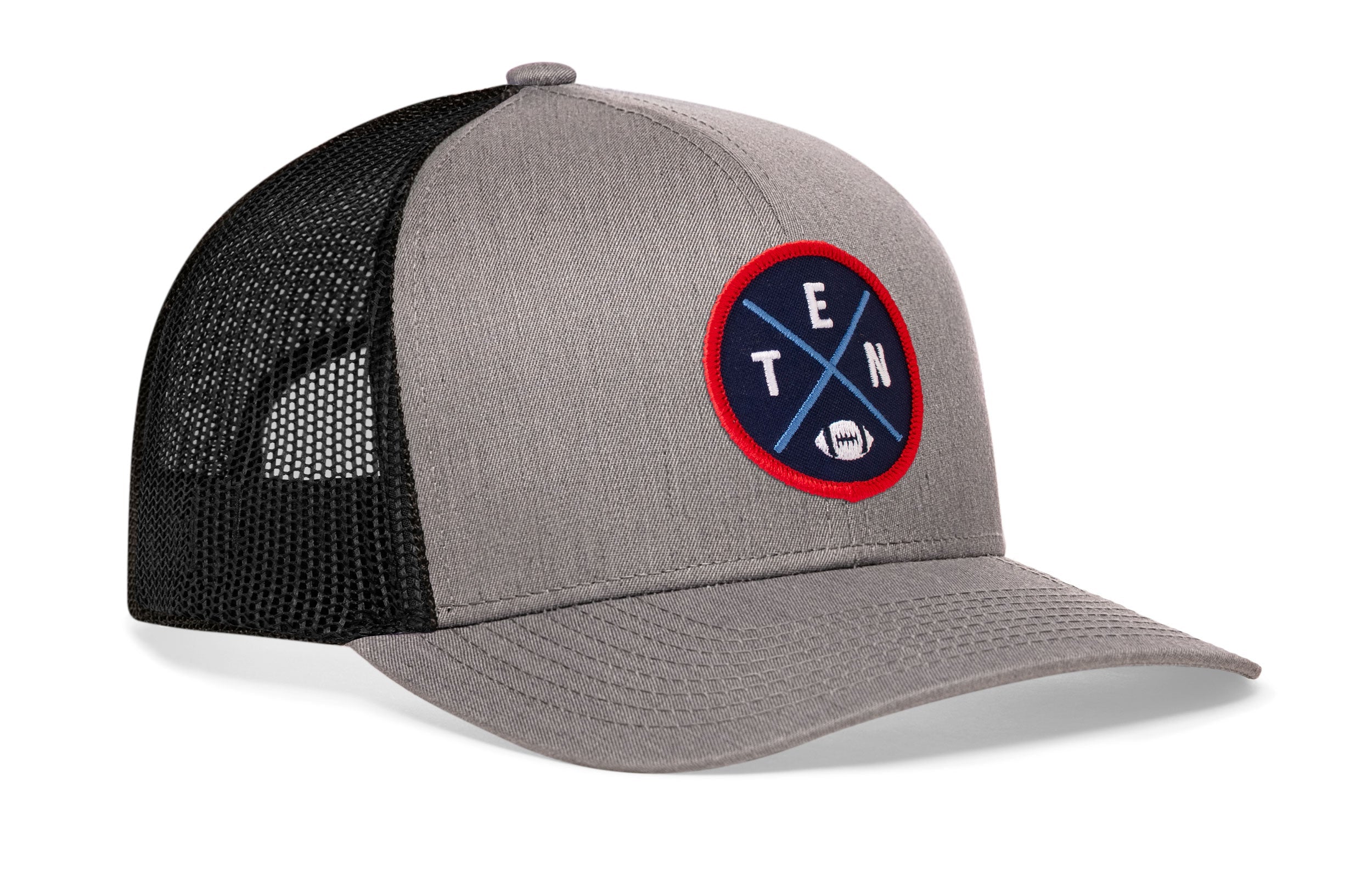 Tennessee Football Trucker Hat | Navy Blue TEN X Snapback