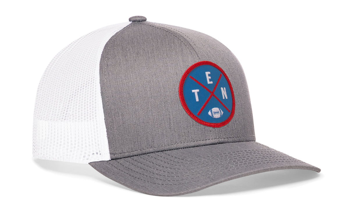 Tennessee Football Trucker Hat | Columbia Blue TEN X Snapback