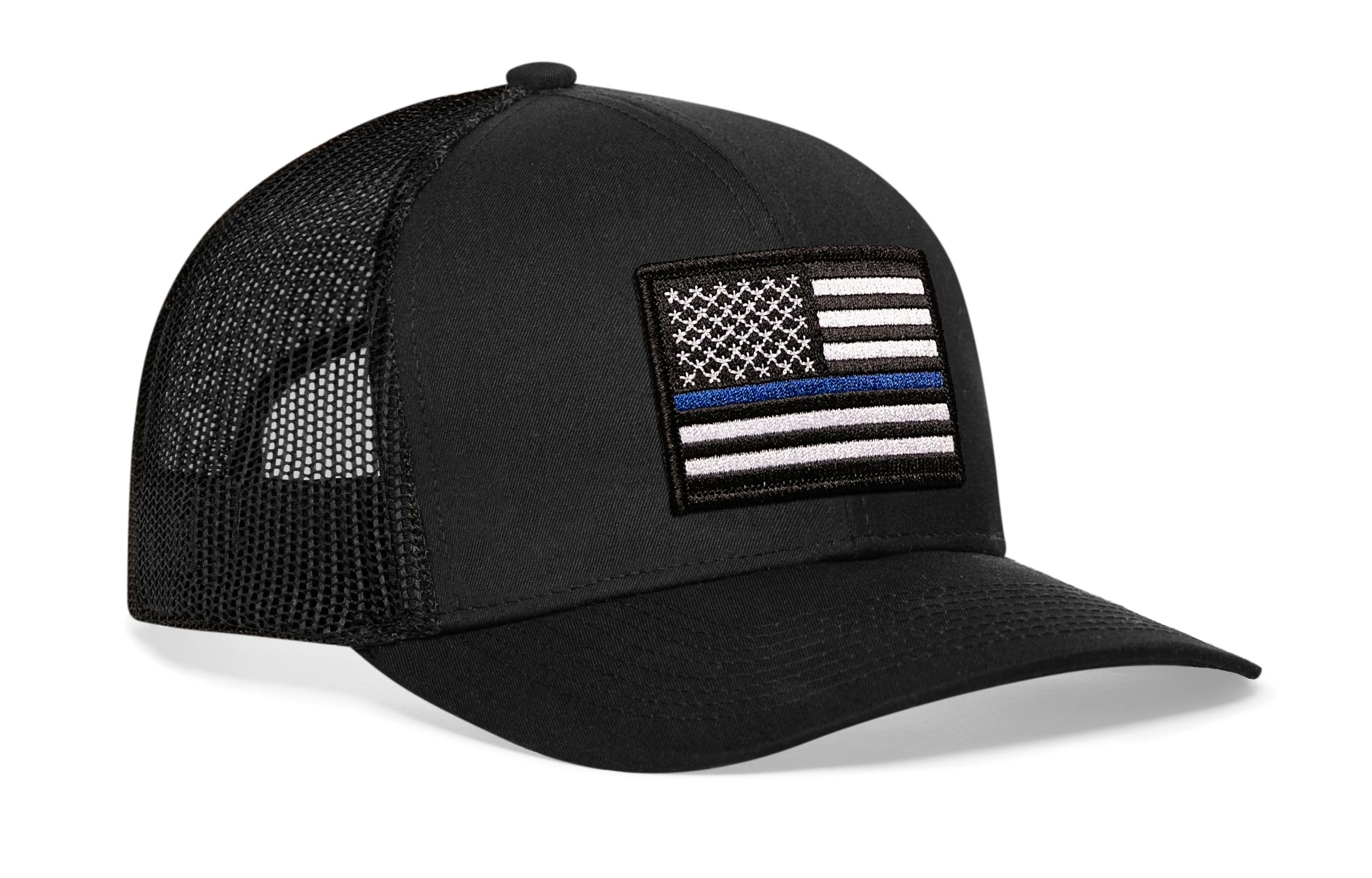Thin Blue Line Trucker Hat | Police Snapback
