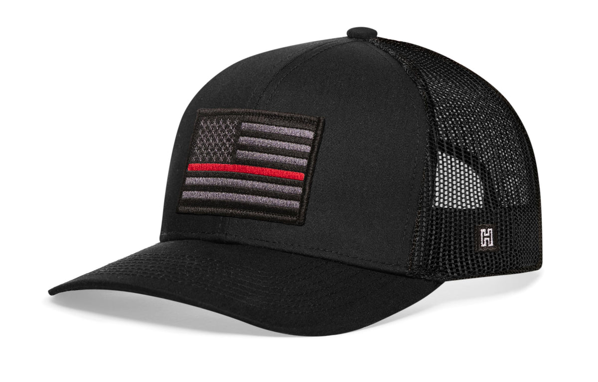 Thin Red Line Trucker Hat | Fire Tactical Snapback