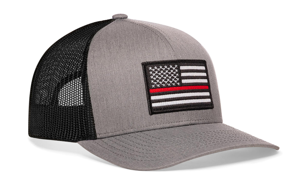 Thin Red Line Trucker Hat | Fire Snapback