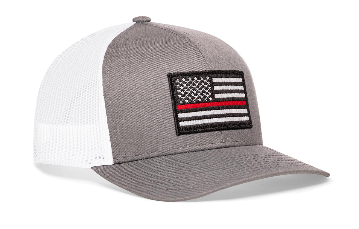 Thin Red Line Trucker Hat | Fire Snapback