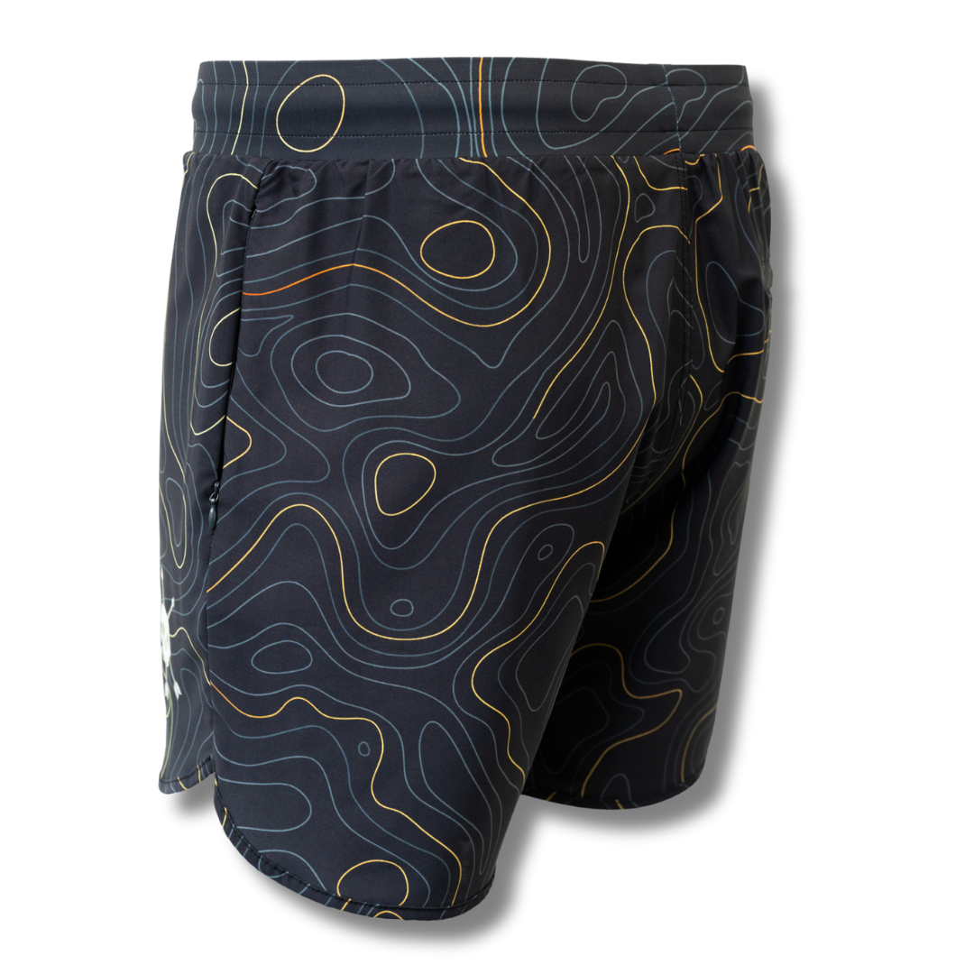 Alpha Country MEN'S | HYBRID SHORT : MIDNIGHT TOPO