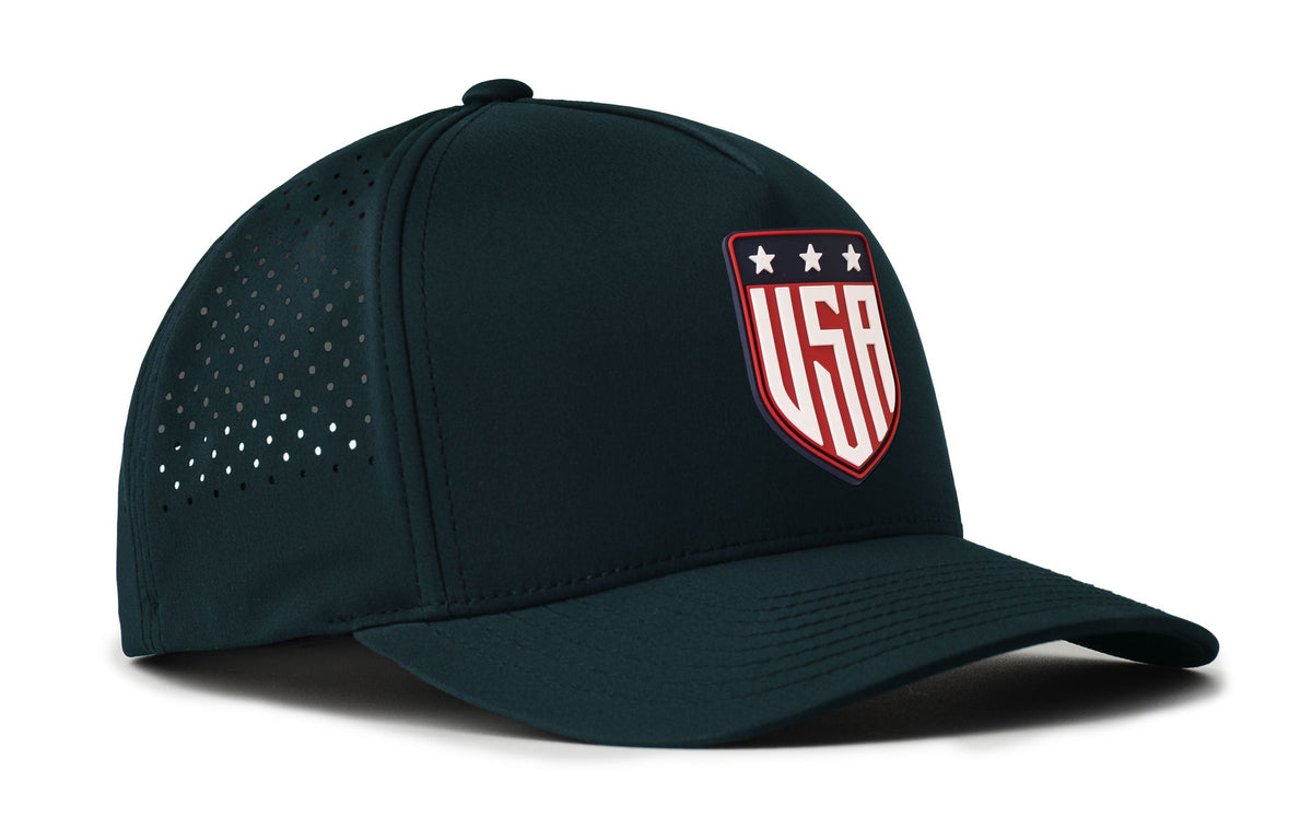 USA Shield Performance 5-Panel Hat | America Flexfit Snapback