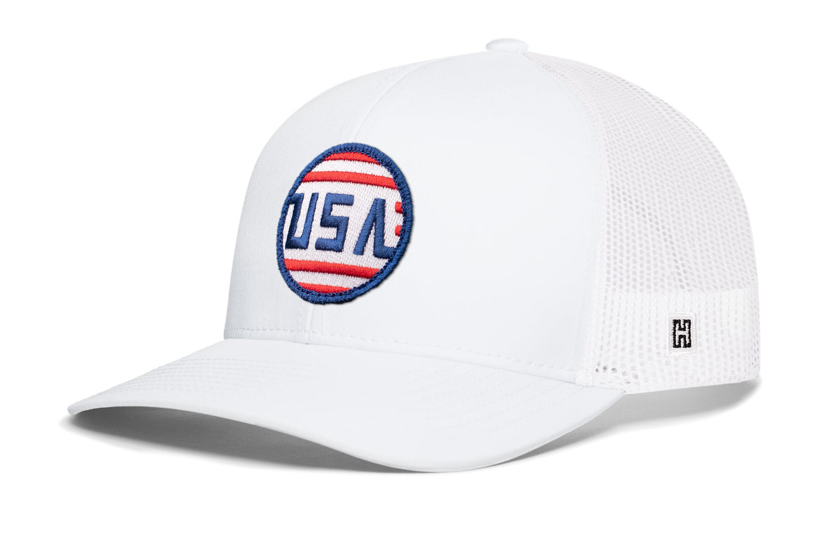 USA Stripes Trucker Hat | Black America Snapback
