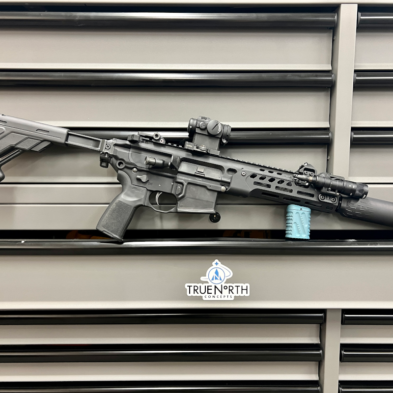 True North Concepts Zero-8 Multi-Angle Grip V2, Aluminum, S size, MLok Interface
