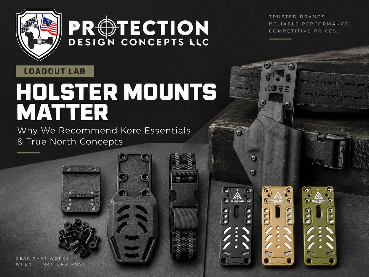 Holster Mounts Matter: Why We Recommend Kore & True North Concepts