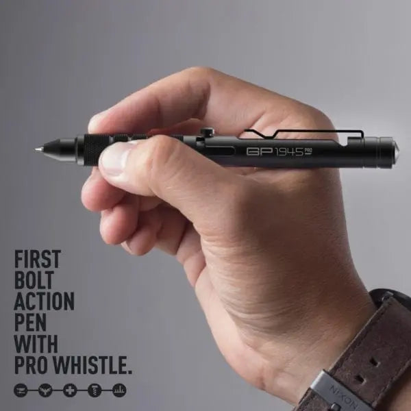GPCA 1945 Bolt-Action Pen PRO — Titanium & Aluminum EDC