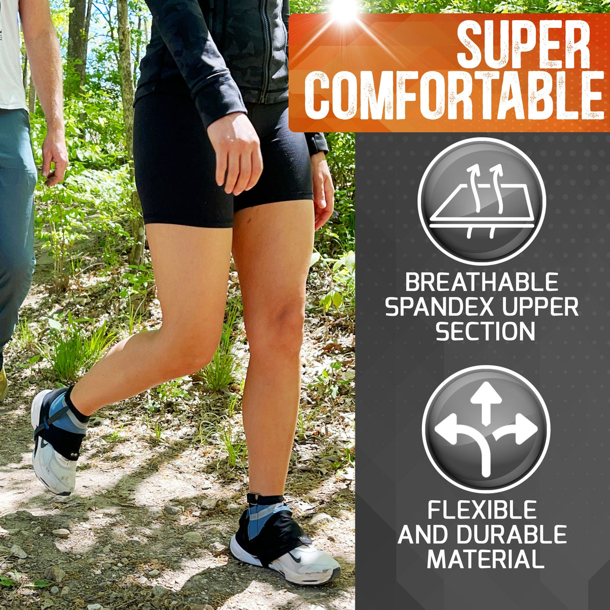 Pike Trail Low Cut Running Thru-Hiker Gaiters – Lightweight, Breathable Trail Running & Hiking Protection