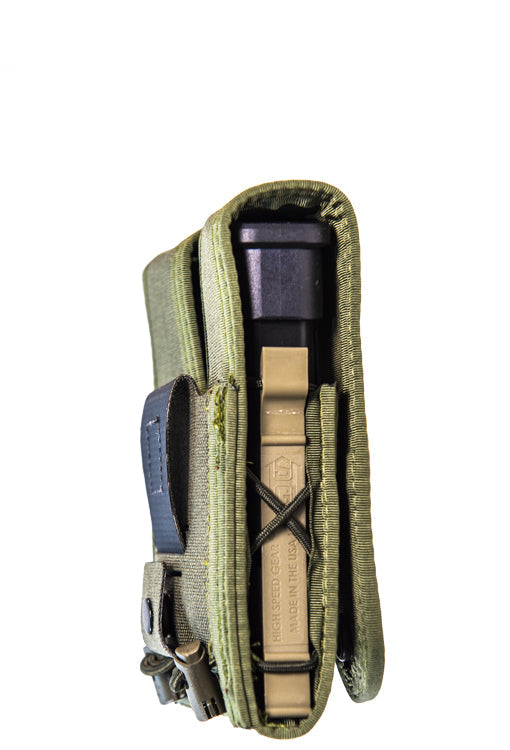 High Speed Gear Duty Double Pistol+ TACO® Mag Pouch (Covered)