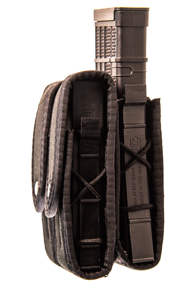 High Speed Gear Duty Double Pistol TACO® w/Rifle Pouch (Covered)