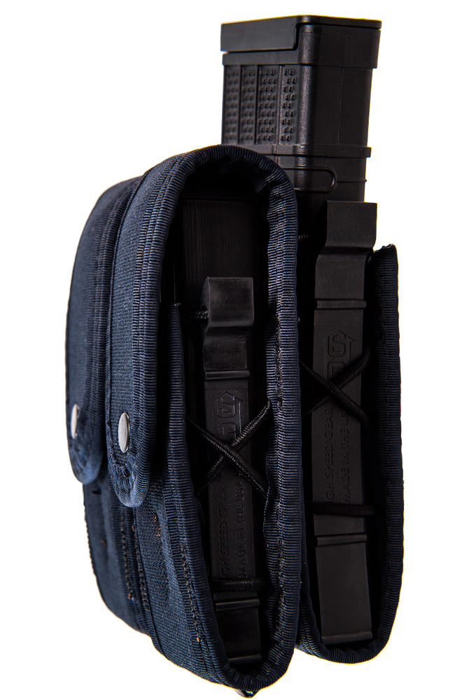 High Speed Gear Duty Double Pistol TACO® w/Rifle Pouch (Covered)