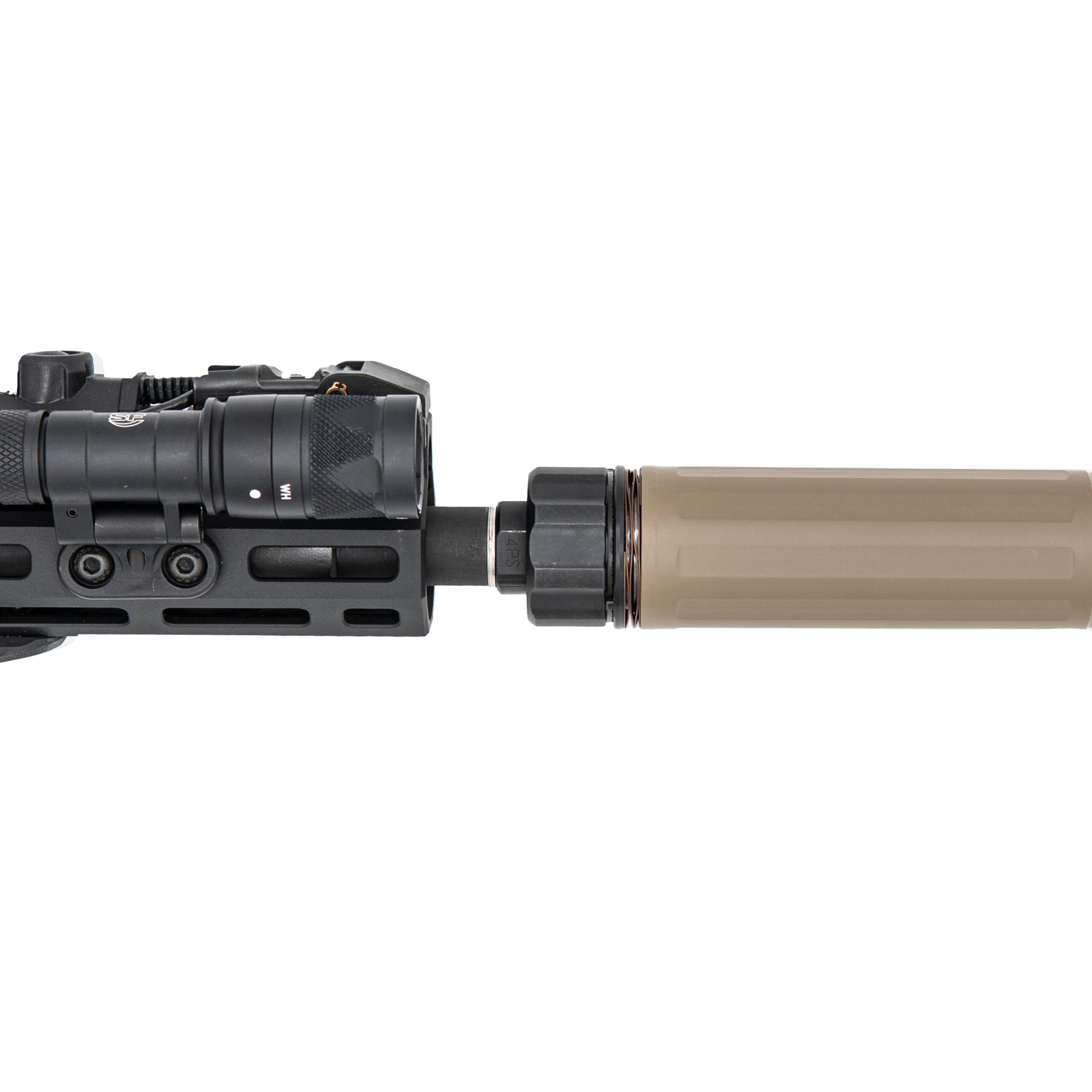 True North Concepts Muzzle Device, KeyMo Compatible, Flash Suppressor, 4-Prong, Short, 1/2-28, Cal 5.56