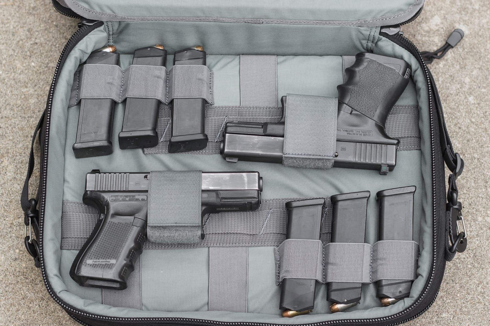 Elite Survival Systems Four Gun Pistol Pack, Range Bag