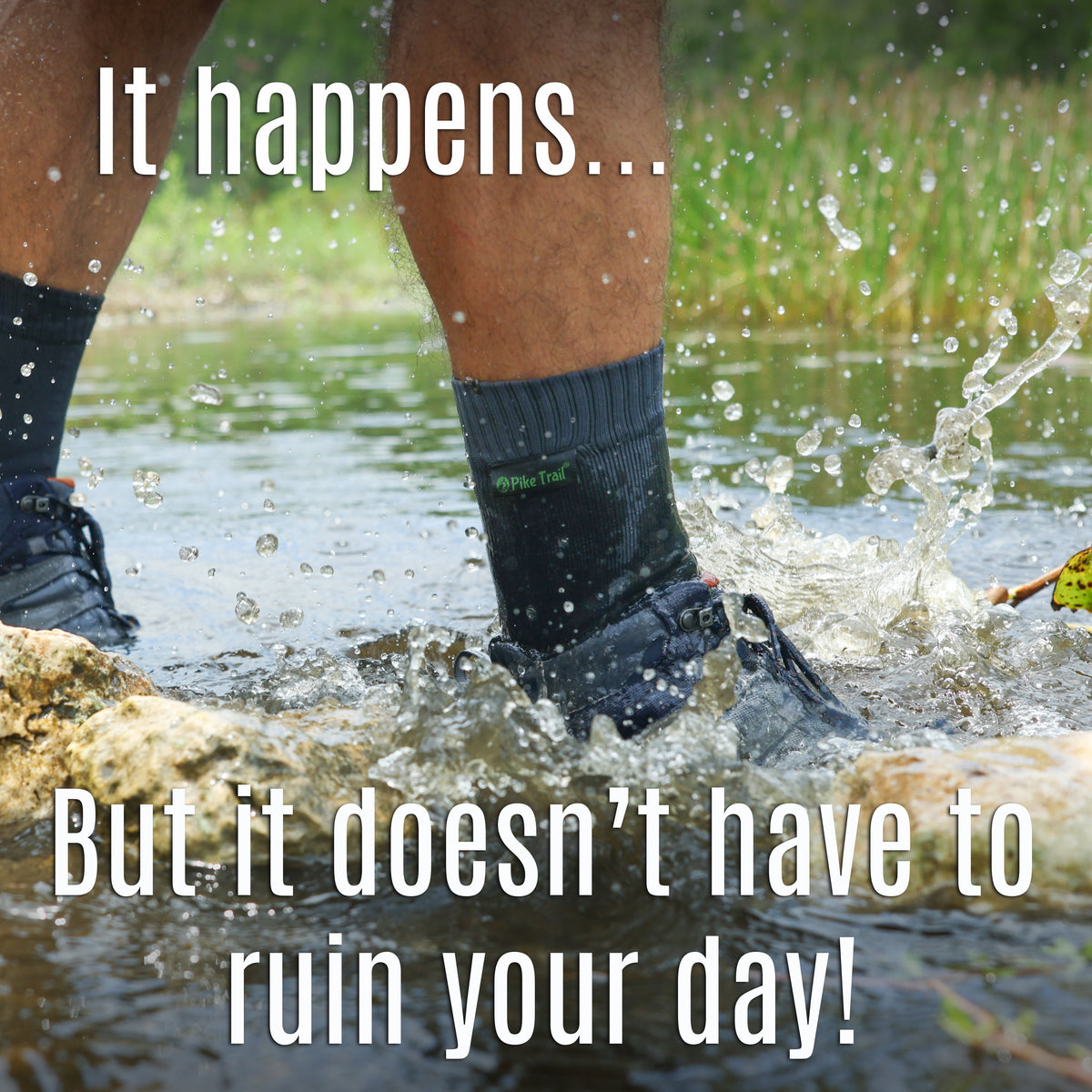 Pike Trail Waterproof Breathable Socks – All-Weather Hiking, Hunting & Outdoor Socks