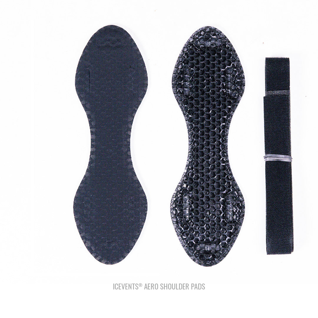 ICEVENTS® Plate Carrier Shoulder Pads - Aero [Minimalist/Lighter Loads] (PowerMesh backing)