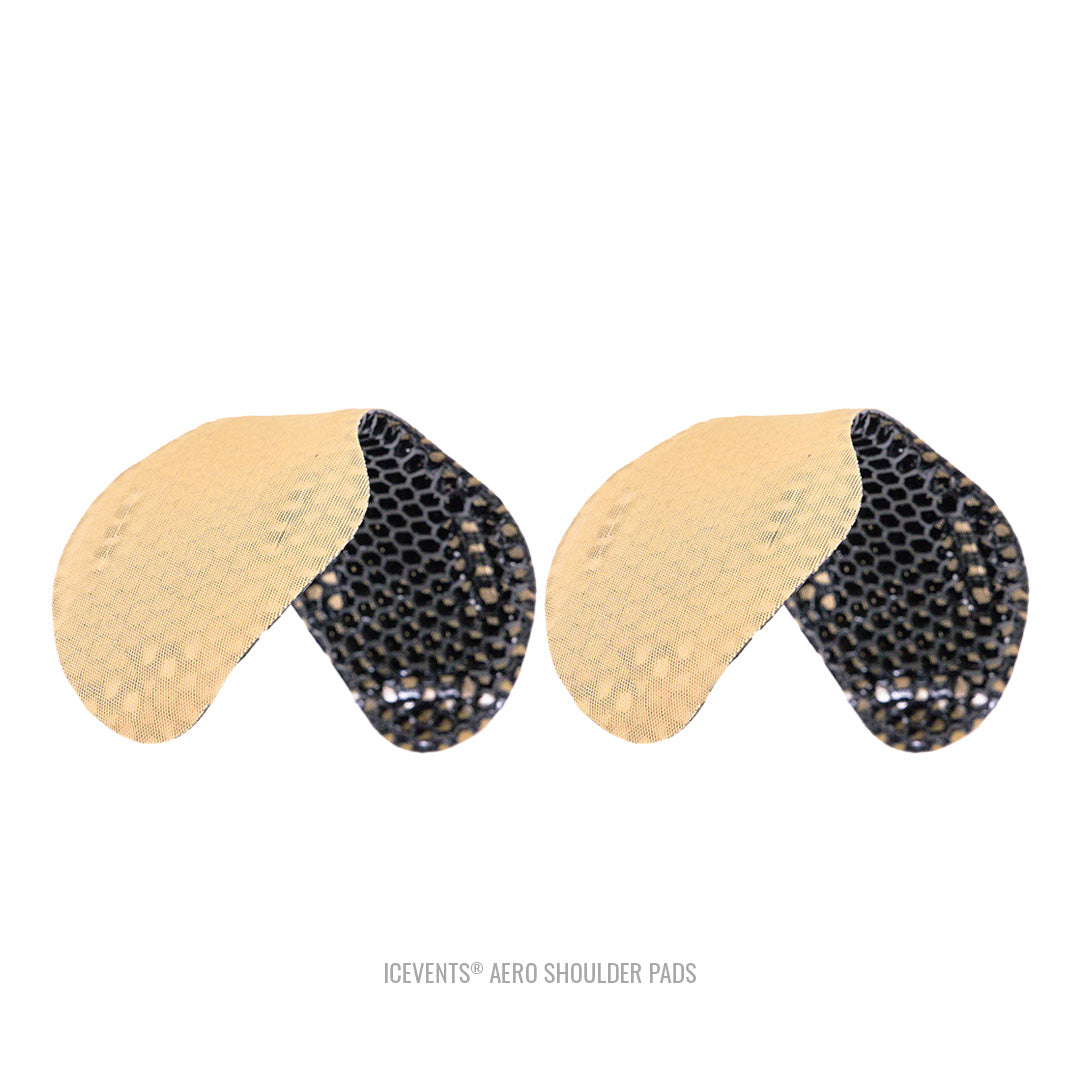 ICEVENTS® Plate Carrier Shoulder Pads - Aero [Minimalist/Lighter Loads] (PowerMesh backing)
