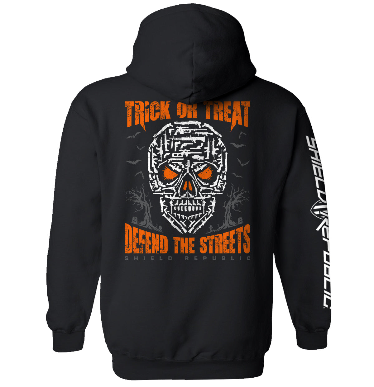 Shield Republic Trick or Treat Defend the Streets | Halloween Law Enforcement Apparel